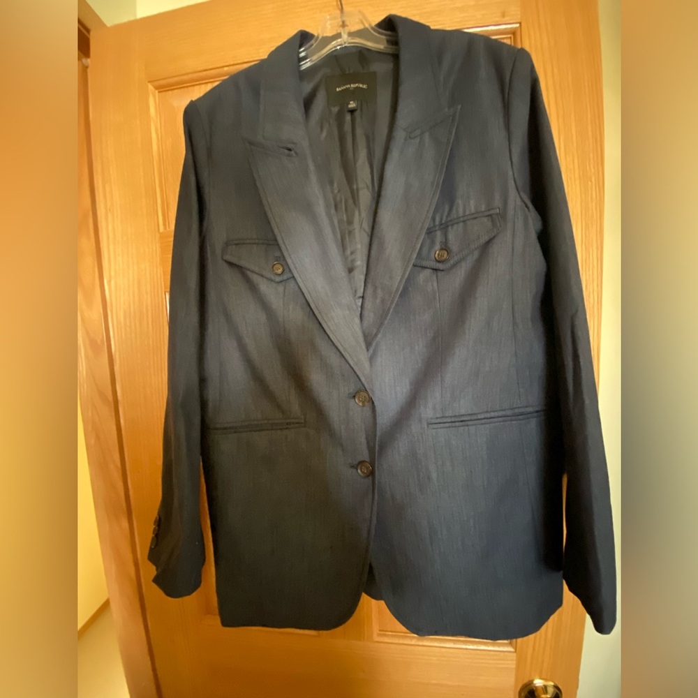 Banana Republic Factory - denim blazer - size 16 - new - never worn - no tags.